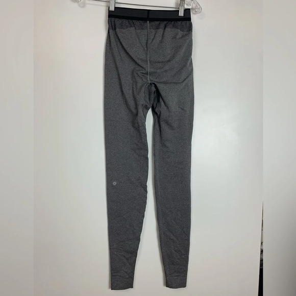 Lululemon Metal Vent Tech DRT Tights Men Small Black White Base Layer Light RARE - Picture 3 of 10